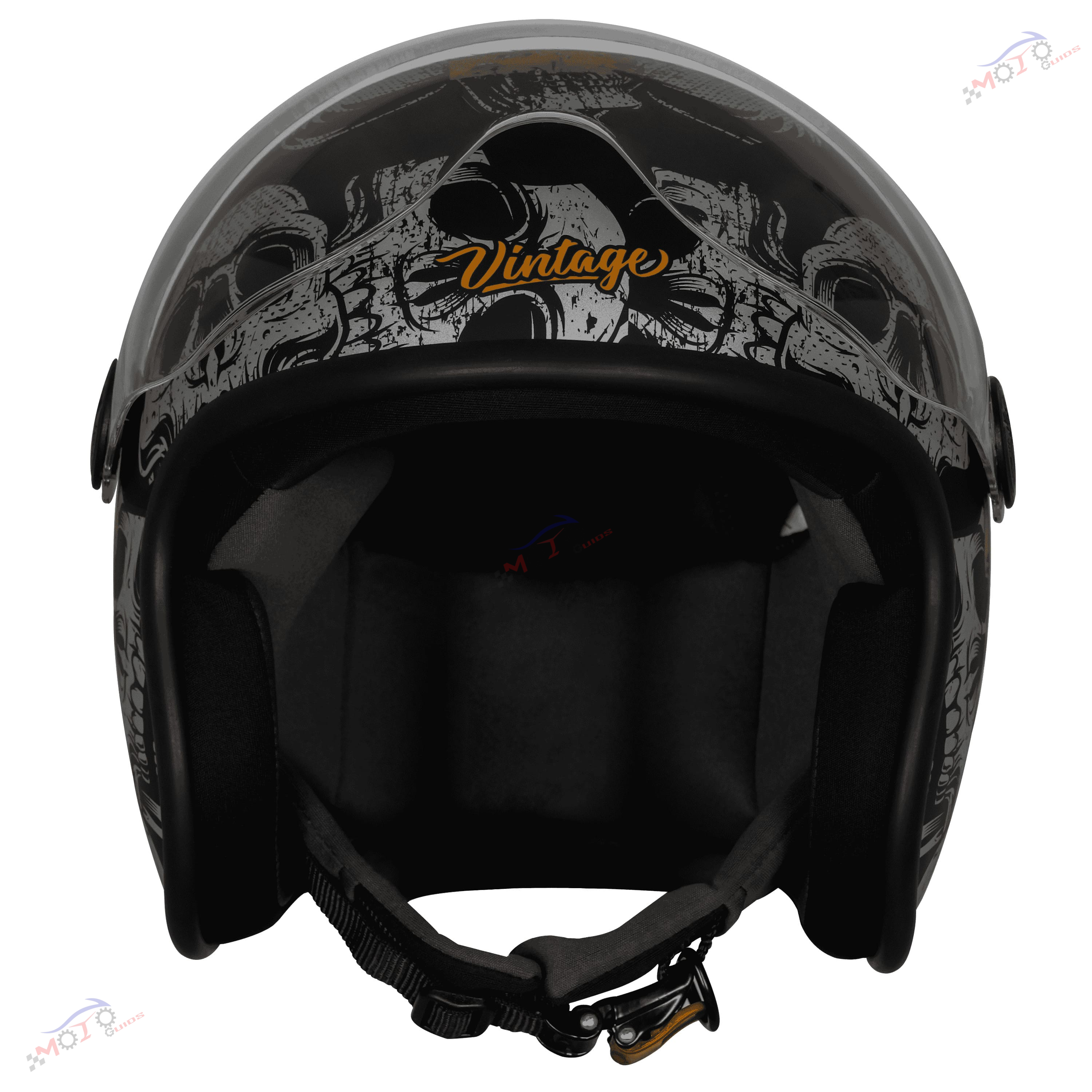 SBH-54 VINTAGE SKULL SMALL VISOR